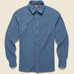 Farrell Cotton/Linen Workshirt - Blue/Sulphur Black - RRL - STAG Provisions - Tops - L/S Woven - Plaid