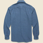 Farrell Cotton/Linen Workshirt - Blue/Sulphur Black - RRL - STAG Provisions - Tops - L/S Woven - Plaid