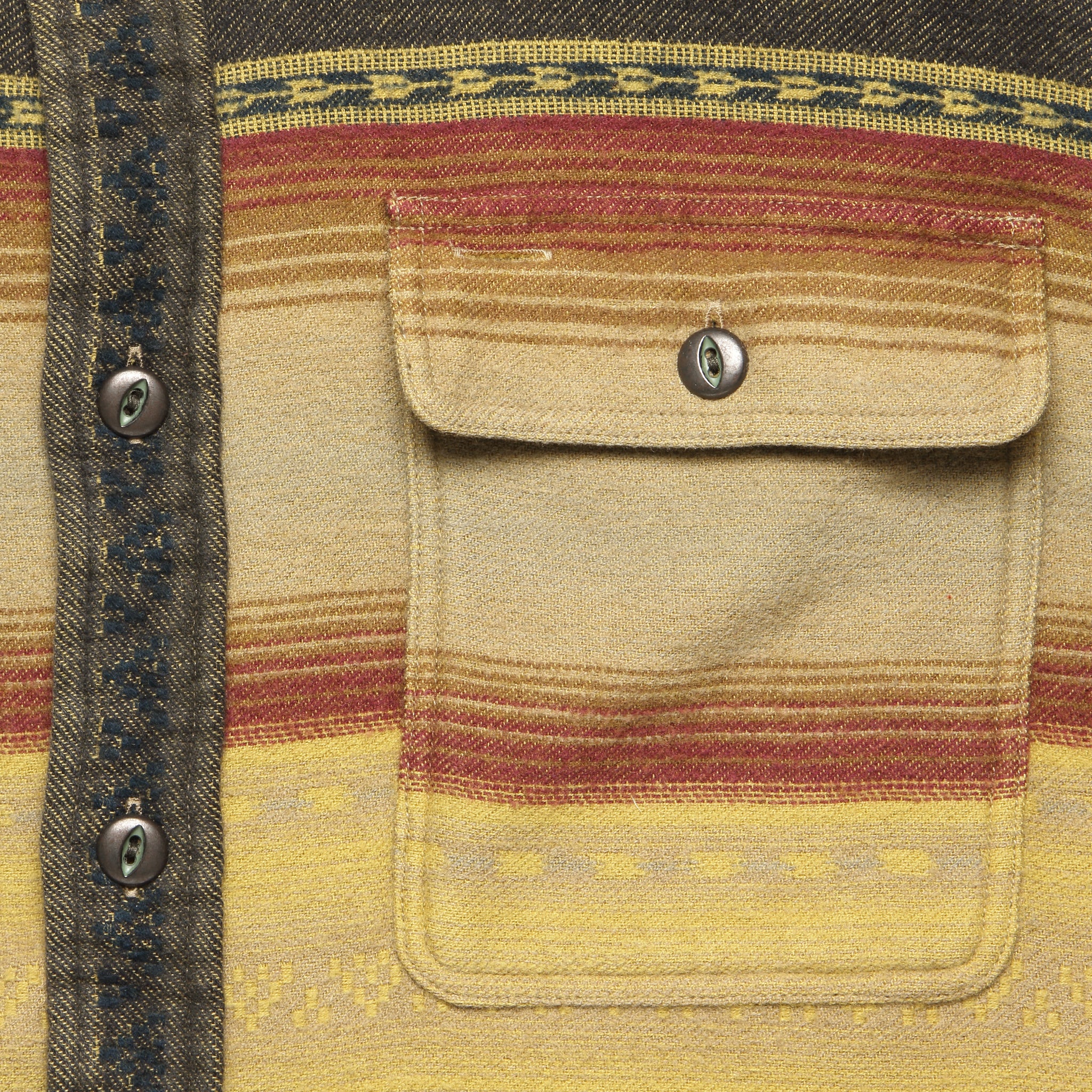 
                          Matlock Canteen Stripe Workshirt - Brown/Multi - RRL - STAG Provisions - Tops - L/S Woven - Stripe
                        