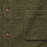 Seed Stitch Shawl Cardigan - Olive Heather - RRL - STAG Provisions - Tops - Sweater