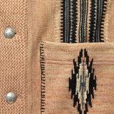 Roadrunner Shawl Cardigan - Dusty Pink/Navy - RRL - STAG Provisions - Tops - Sweater