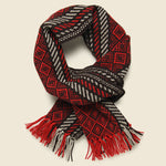 Lawson Stripe Wool Scarf - Red Multi - RRL - STAG Provisions - Accessories - Scarves