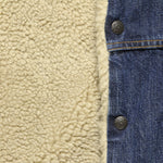 Denim Sherpa Type 3 Trucker Jacket - Freemont Wash - RRL - STAG Provisions - Outerwear - Coat / Jacket
