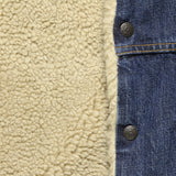 Denim Sherpa Type 3 Trucker Jacket - Freemont Wash - RRL - STAG Provisions - Outerwear - Coat / Jacket