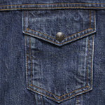 Denim Sherpa Type 3 Trucker Jacket - Freemont Wash - RRL - STAG Provisions - Outerwear - Coat / Jacket