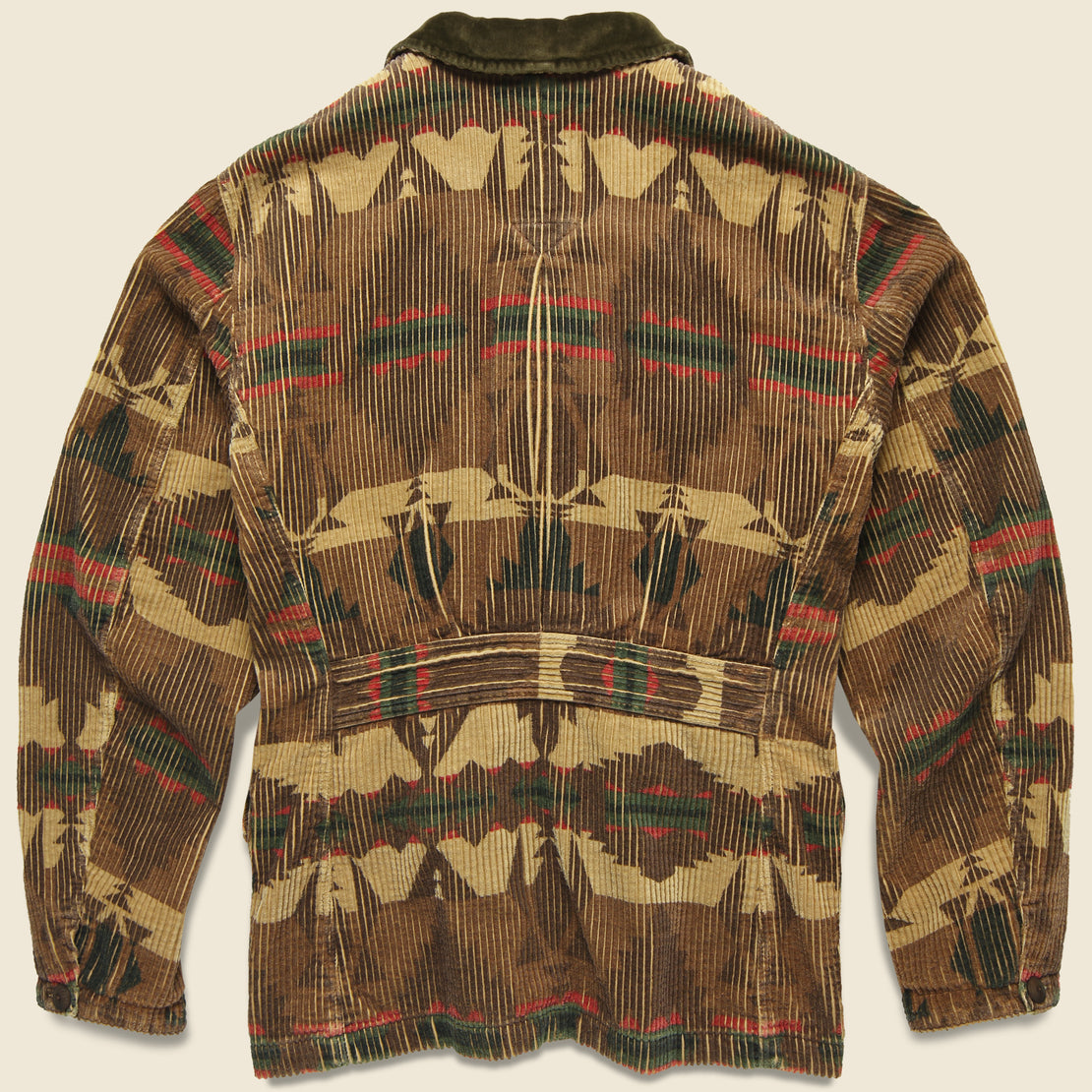 Willand Printed Corduroy Jacket - Tan/Brown/Multi - RRL - STAG Provisions - Outerwear - Coat / Jacket