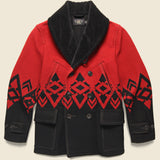 Huxham Wool Jacket - Vintage Red/Black - RRL - STAG Provisions - Outerwear - Coat / Jacket