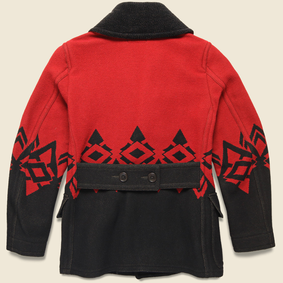 Huxham Wool Jacket - Vintage Red/Black - RRL - STAG Provisions - Outerwear - Coat / Jacket