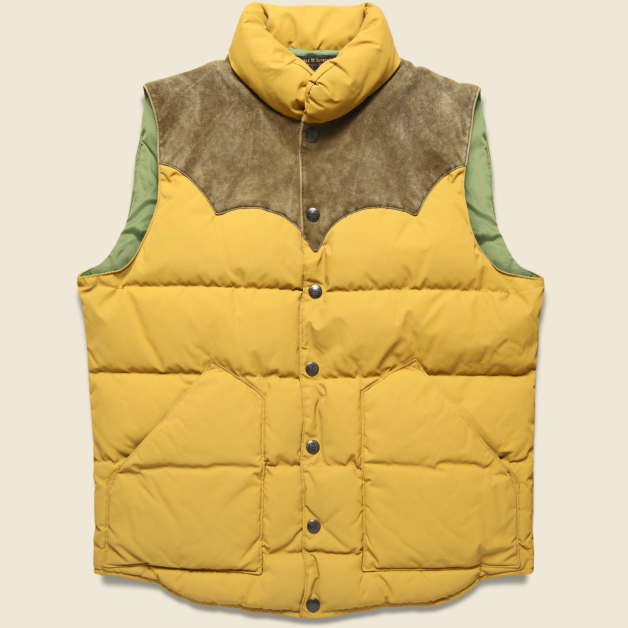Milburn Puffer Vest - Mountain Yellow - RRL - STAG Provisions - Outerwear - Vest