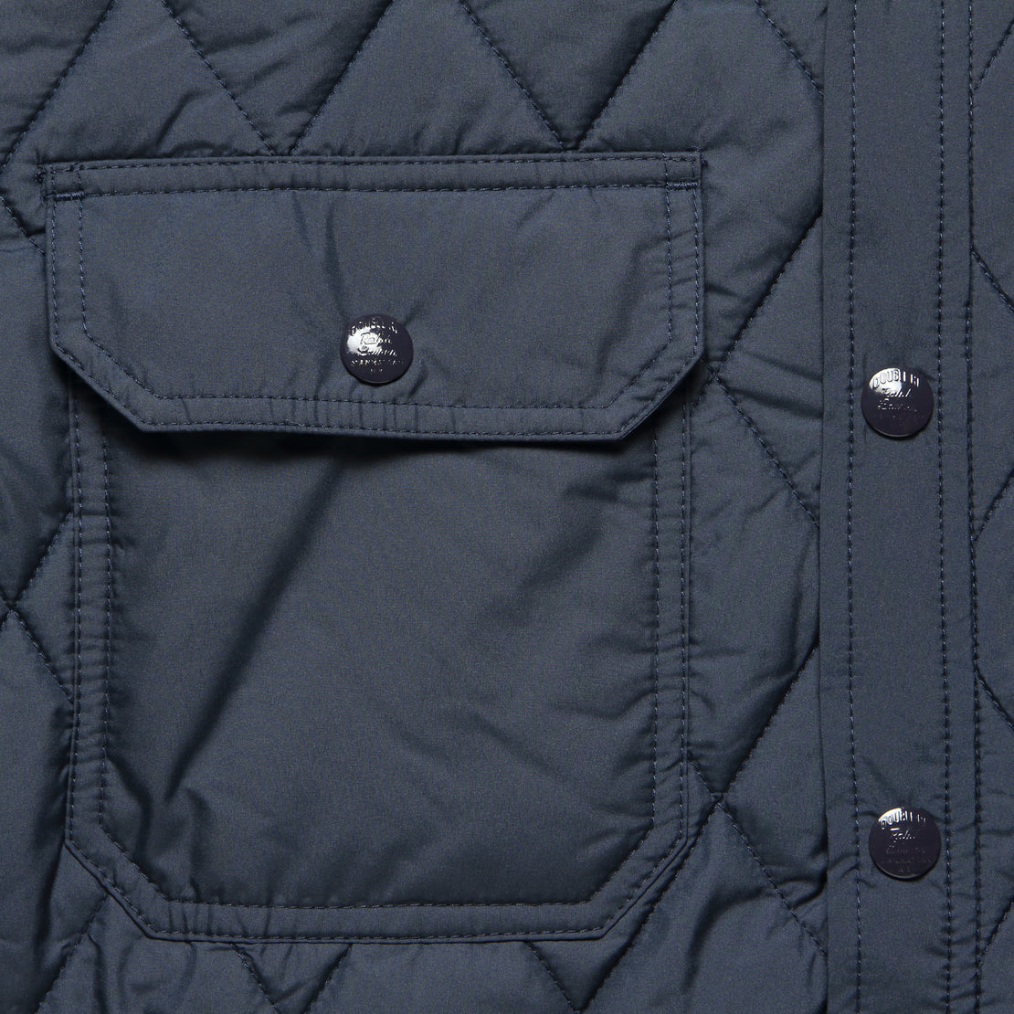 Knox Quilted CPO Shirt- Navy - RRL - STAG Provisions - Tops - L/S Woven - Solid