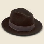 Wool Fedora - Vintage Brown - RRL - STAG Provisions - Accessories - Hats
