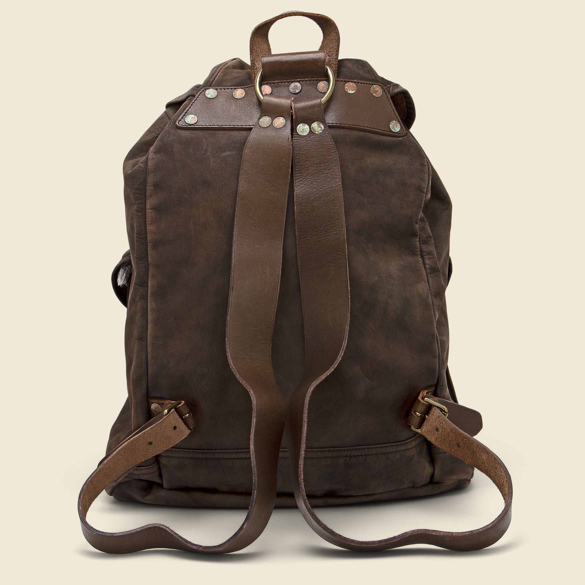 
                          Leather Rucksack - Black Over Brown - RRL - STAG Provisions - Accessories - Bags / Luggage
                        