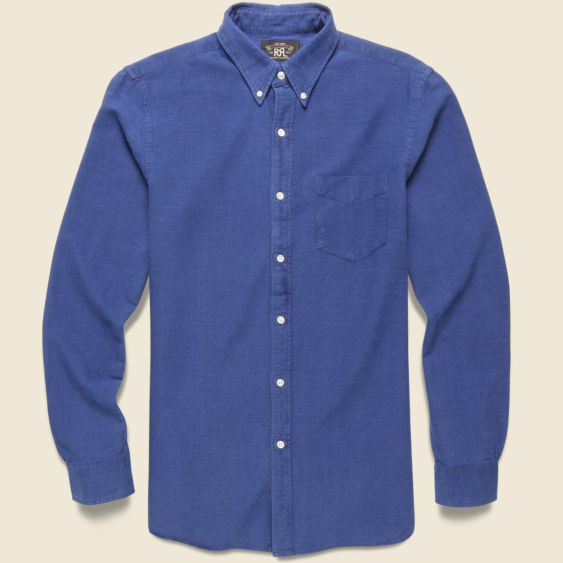 RRL Indigo Oxford Shirt - Rinse Blue