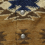 Hand-Knit Ranch Shawl Cardigan - Brown/Indigo - RRL - STAG Provisions - Tops - Sweater