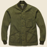 Stuart Jungle Cloth Jacket - Olive - RRL - STAG Provisions - Outerwear - Coat / Jacket