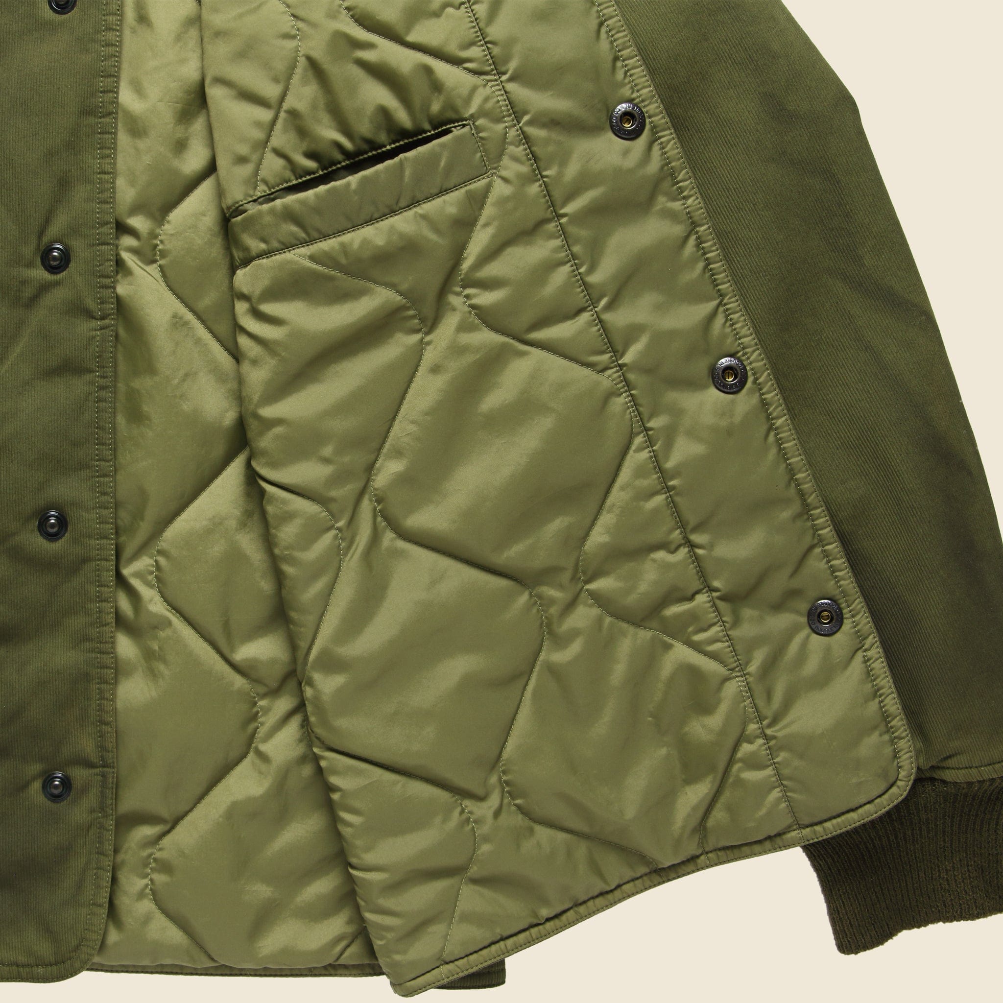 
                          Stuart Jungle Cloth Jacket - Olive - RRL - STAG Provisions - Outerwear - Coat / Jacket
                        