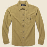 Byrns Canvas Western Shirt - Tan - RRL - STAG Provisions - Tops - L/S Woven - Overshirt