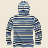 French Terry Hoodie - Indigo Multi Stripe - RRL - STAG Provisions - Tops - Fleece / Sweatshirt
