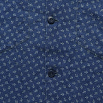 Anchor-Print Linen Camp Shirt - Blue/Cream - RRL - STAG Provisions - Tops - S/S Woven - Other Pattern