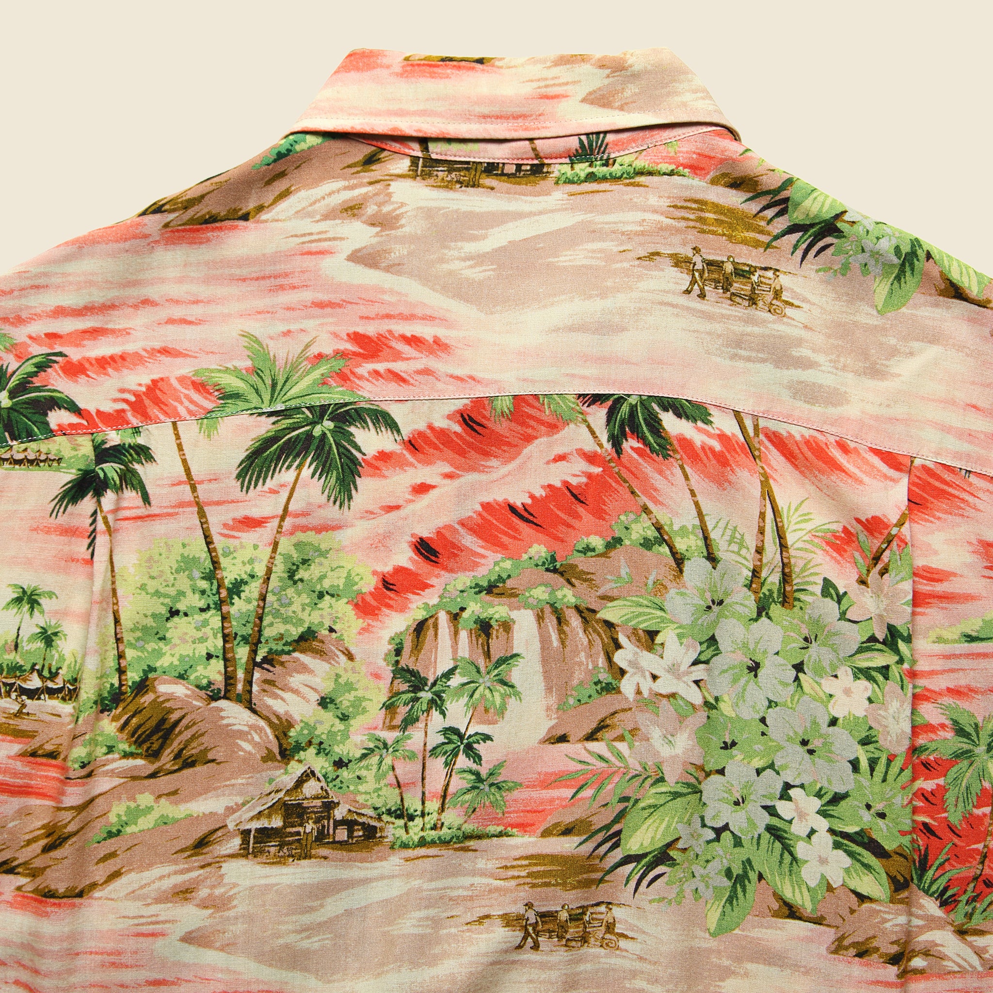 
                          Aloha Camp Shirt - Coral - RRL - STAG Provisions - Tops - S/S Woven - Other Pattern
                        