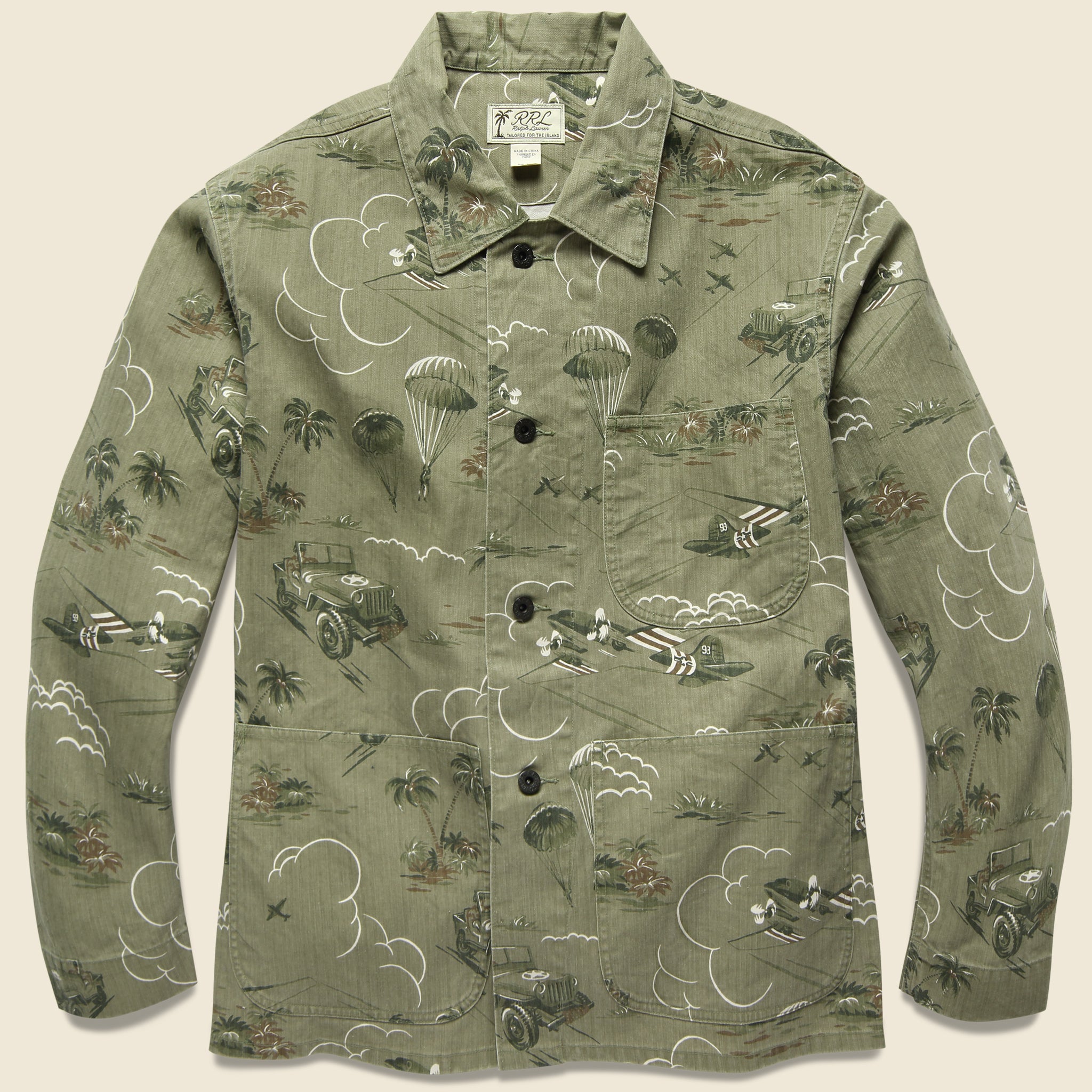 Briggs Chore Jacket - Olive - RRL - STAG Provisions - Outerwear - Coat / Jacket