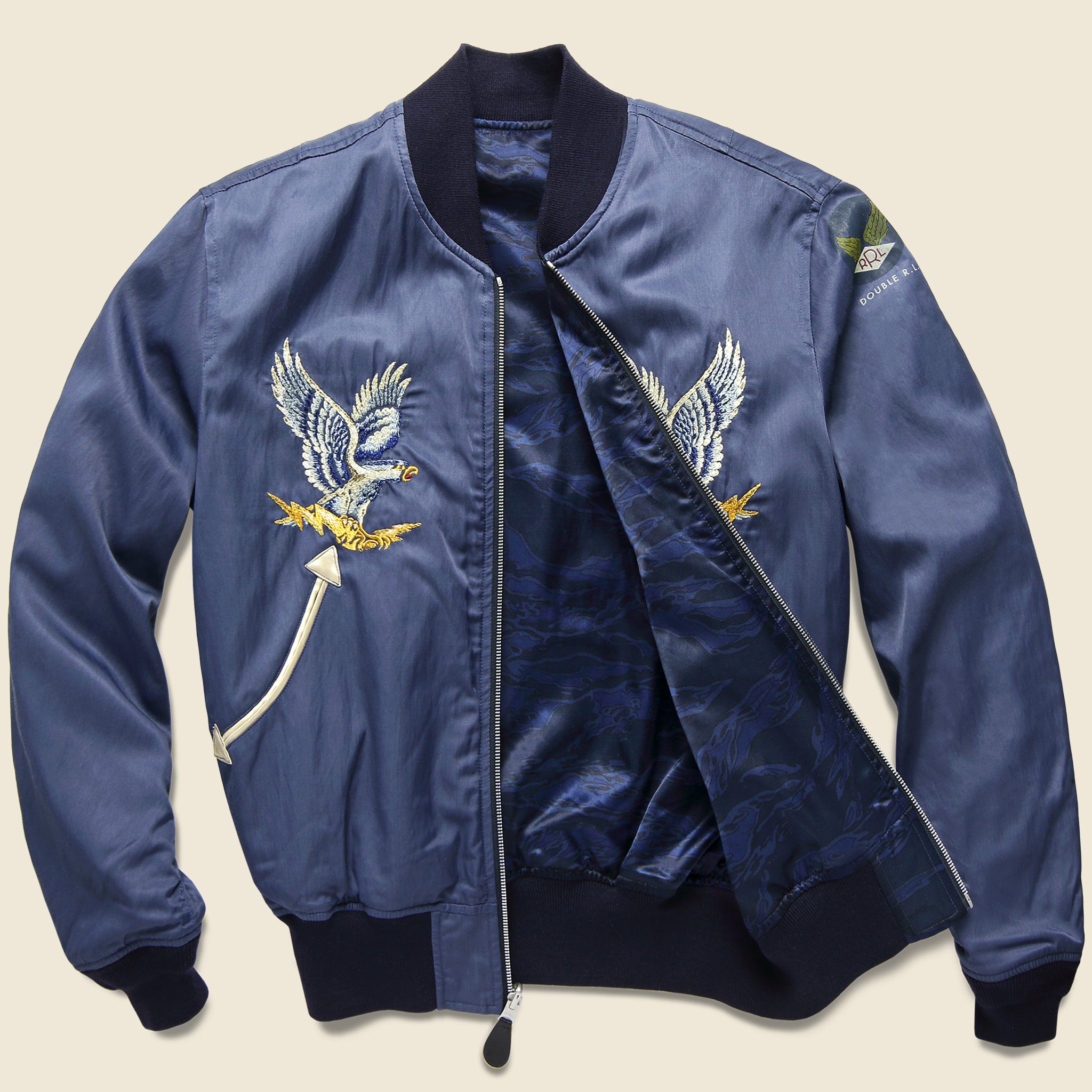 Reversible Souvenir Bomber - Blue – STAG Provisions