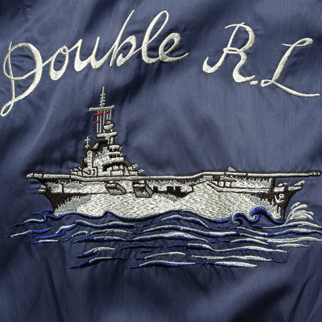 Reversible Souvenir Bomber - Blue - RRL - STAG Provisions - Outerwear - Coat / Jacket