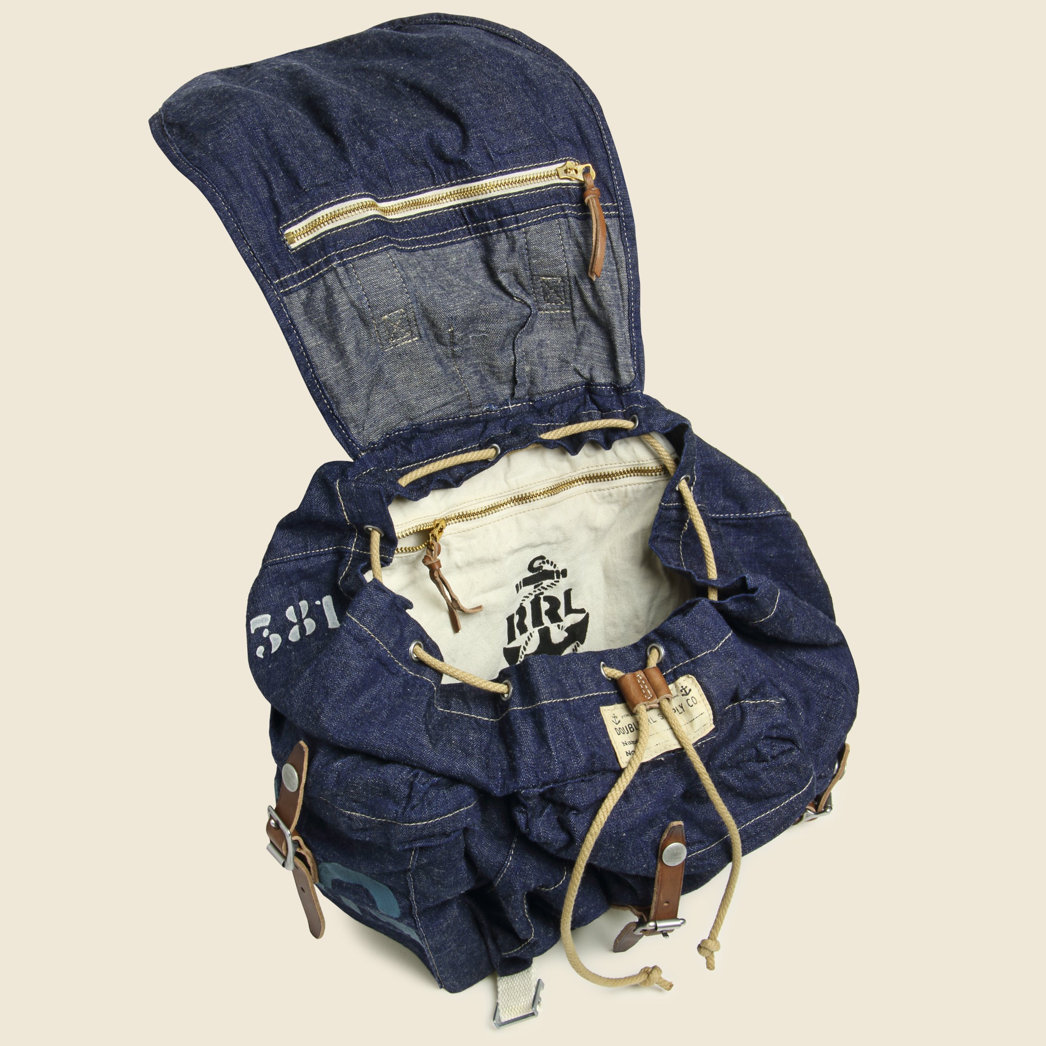 Collins Backpack - Navy - RRL - STAG Provisions - Accessories - Bags / Luggage