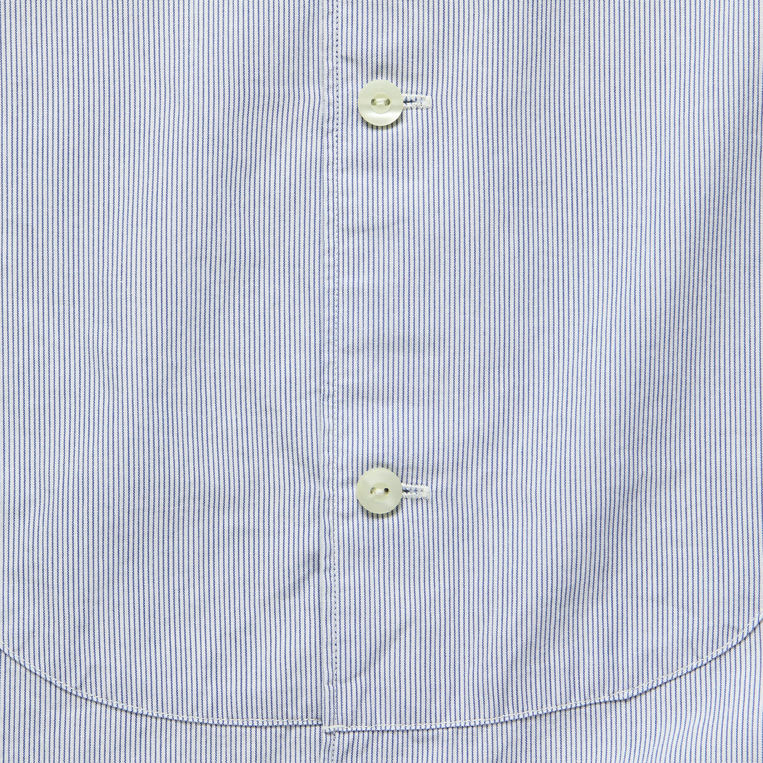Michelle Bib Shirt - Blue/White Stripe - RRL - STAG Provisions - W - Tops - L/S Woven