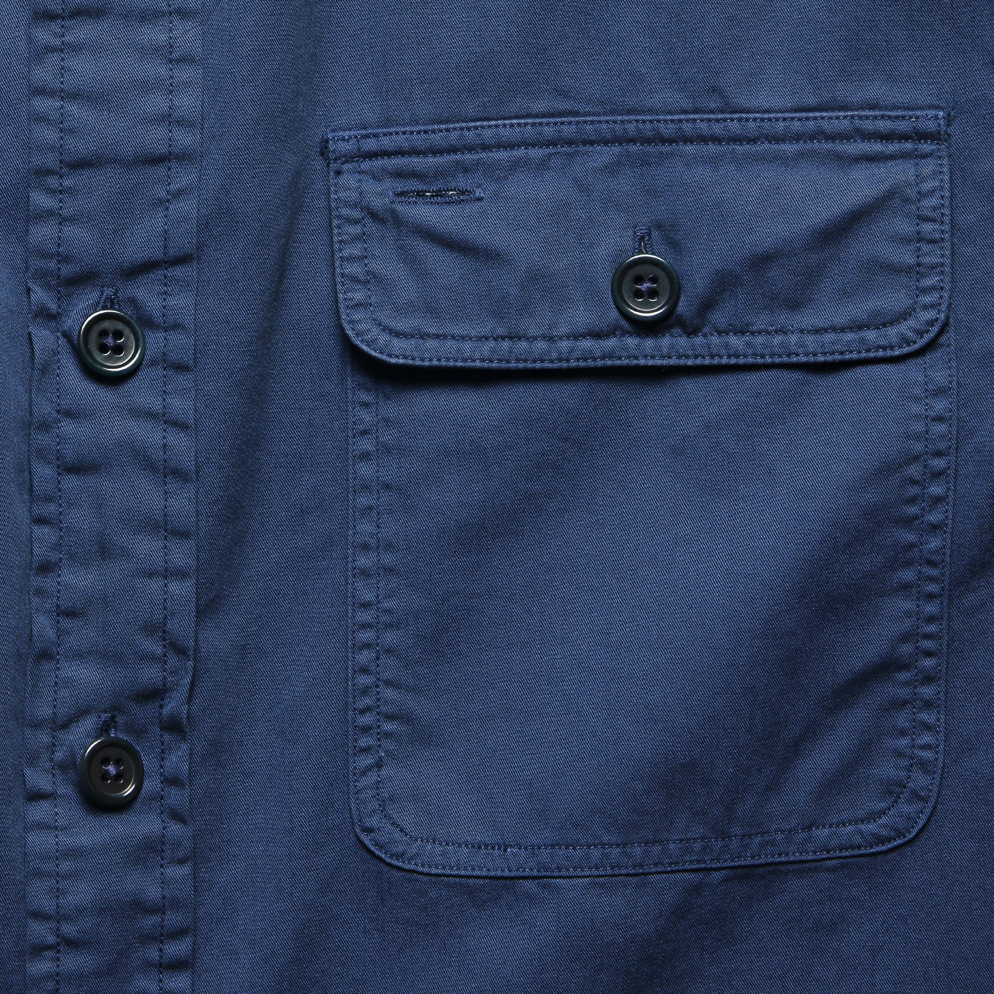 Matlock Army Twill Workshirt - Navy - RRL - STAG Provisions - Tops - L/S Woven - Solid