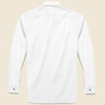 Eli Sueded Poplin Tux Shirt - White - RRL - STAG Provisions - Tops - L/S Woven - Solid