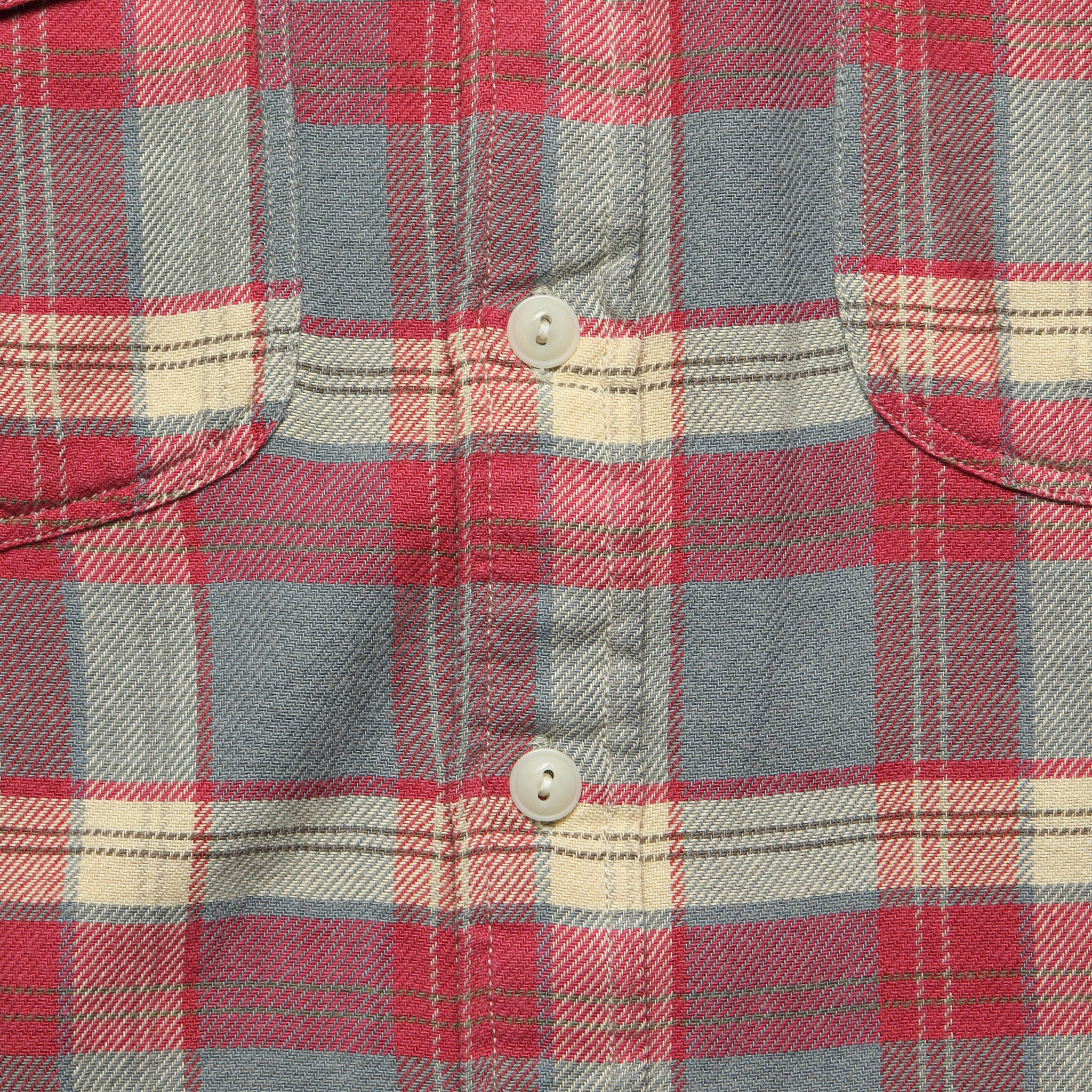 
                          Lee Plaid Twill Workshirt - Red/Indigo - RRL - STAG Provisions - Tops - L/S Woven - Plaid
                        