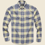 Matlock Plaid Twill Workshirt - Blue/Yellow - RRL - STAG Provisions - Tops - L/S Woven - Plaid