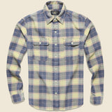 Matlock Plaid Twill Workshirt - Blue/Yellow - RRL - STAG Provisions - Tops - L/S Woven - Plaid
