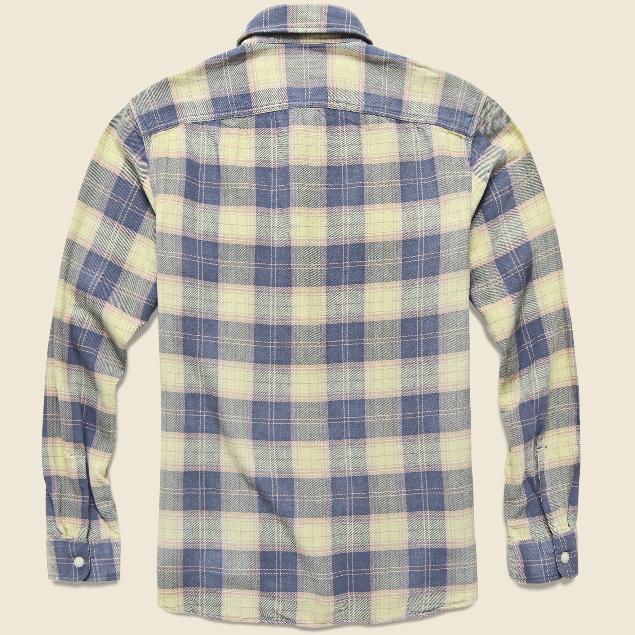Matlock Plaid Twill Workshirt - Blue/Yellow - RRL - STAG Provisions - Tops - L/S Woven - Plaid