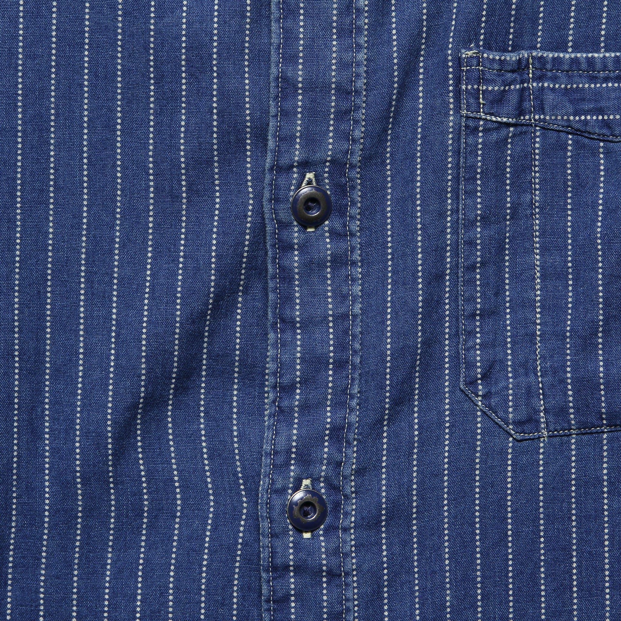 Stifel Stripe Shirt - Indigo - RRL - STAG Provisions - Tops - L/S Woven - Stripe