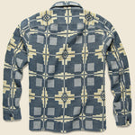 Black Bear Jacquard Overshirt - Blue/Tan - RRL - STAG Provisions - Tops - L/S Woven - Overshirt