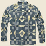 Black Bear Jacquard Overshirt - Blue/Tan - RRL - STAG Provisions - Tops - L/S Woven - Overshirt