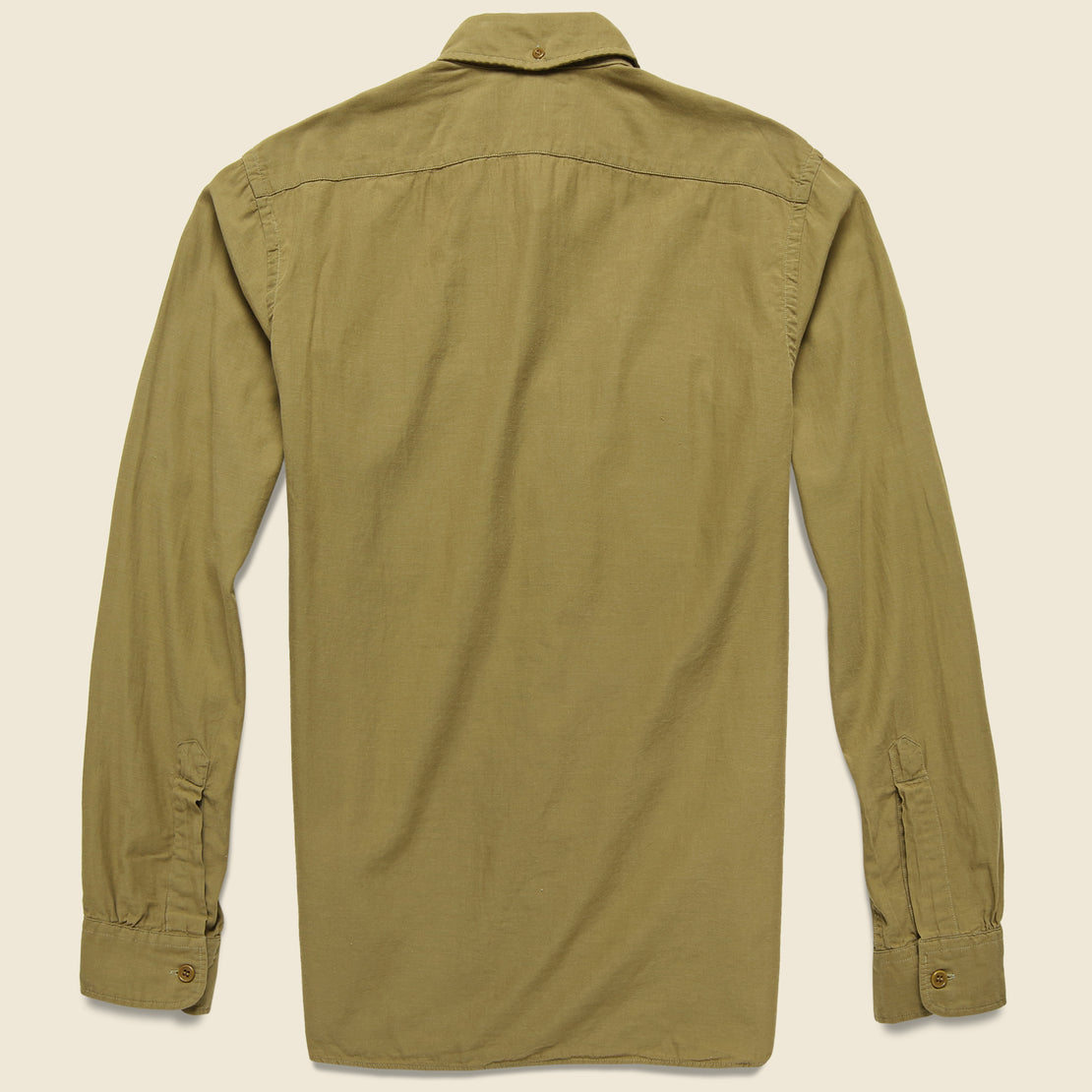 Clayton Sateen Military Shirt - Desert Tan
