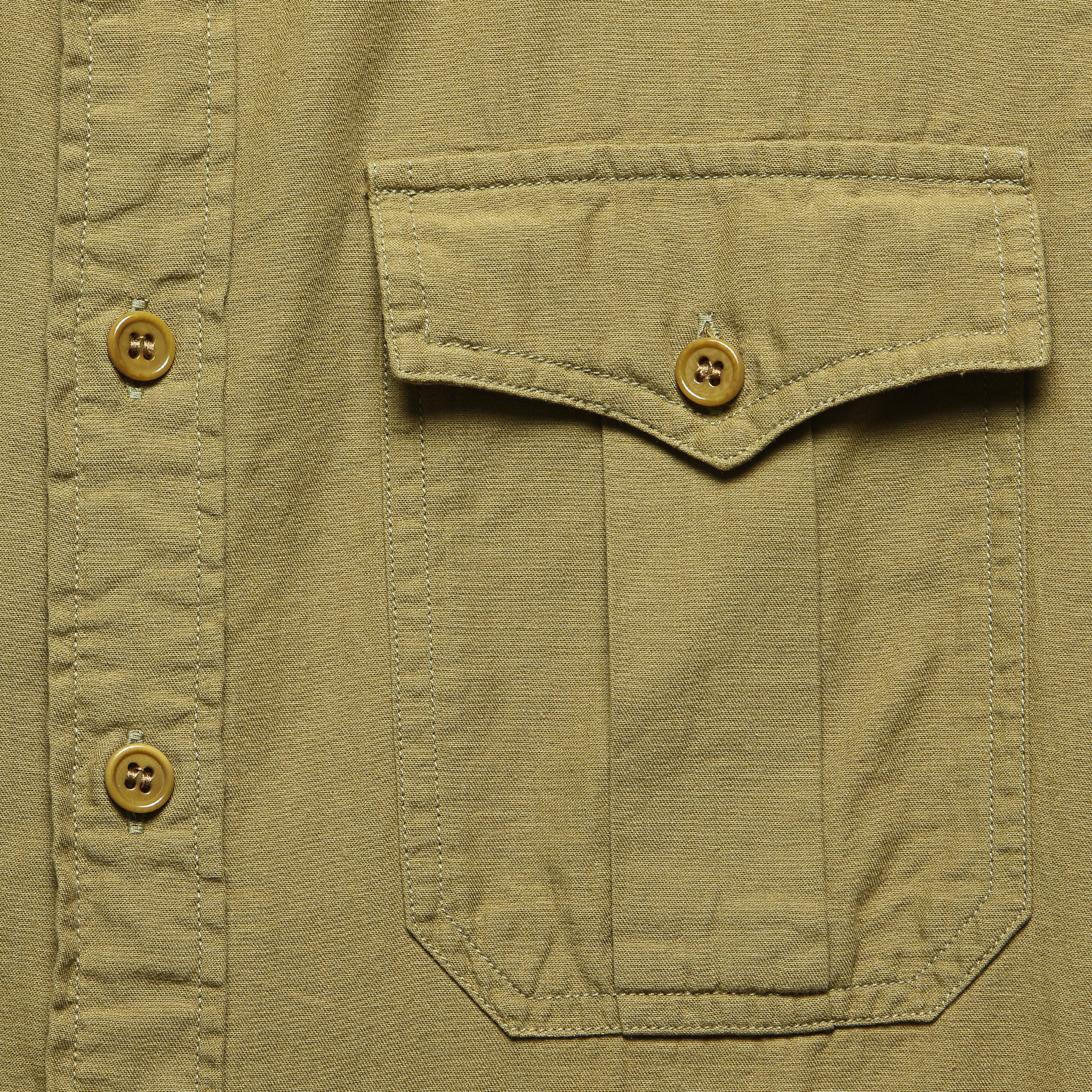 
                          Clayton Sateen Military Shirt - Desert Tan - RRL - STAG Provisions - Tops - L/S Woven - Solid
                        