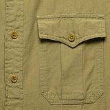 Clayton Sateen Military Shirt - Desert Tan - RRL - STAG Provisions - Tops - L/S Woven - Solid