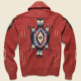 Chimayo Shawl Collar Cardigan - Faded Red - RRL - STAG Provisions - Tops - Sweater