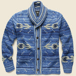 Shawl Collar Cardigan - Indigo - RRL - STAG Provisions - Tops - Sweater
