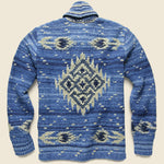 Shawl Collar Cardigan - Indigo - RRL - STAG Provisions - Tops - Sweater