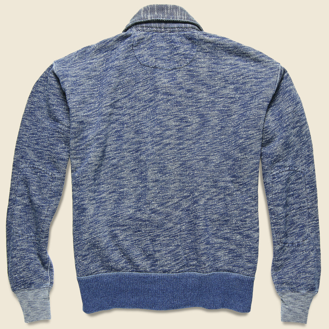 Vintage Fleece Coach Cardigan - Indigo Heather - RRL - STAG Provisions - Tops - Sweater