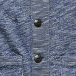 Vintage Fleece Coach Cardigan - Indigo Heather - RRL - STAG Provisions - Tops - Sweater