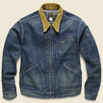 Corduroy-Collar Denim Jacket - Haysville Wash - RRL - STAG Provisions - Outerwear - Coat / Jacket