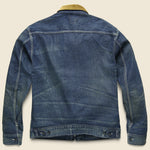Corduroy-Collar Denim Jacket - Haysville Wash - RRL - STAG Provisions - Outerwear - Coat / Jacket