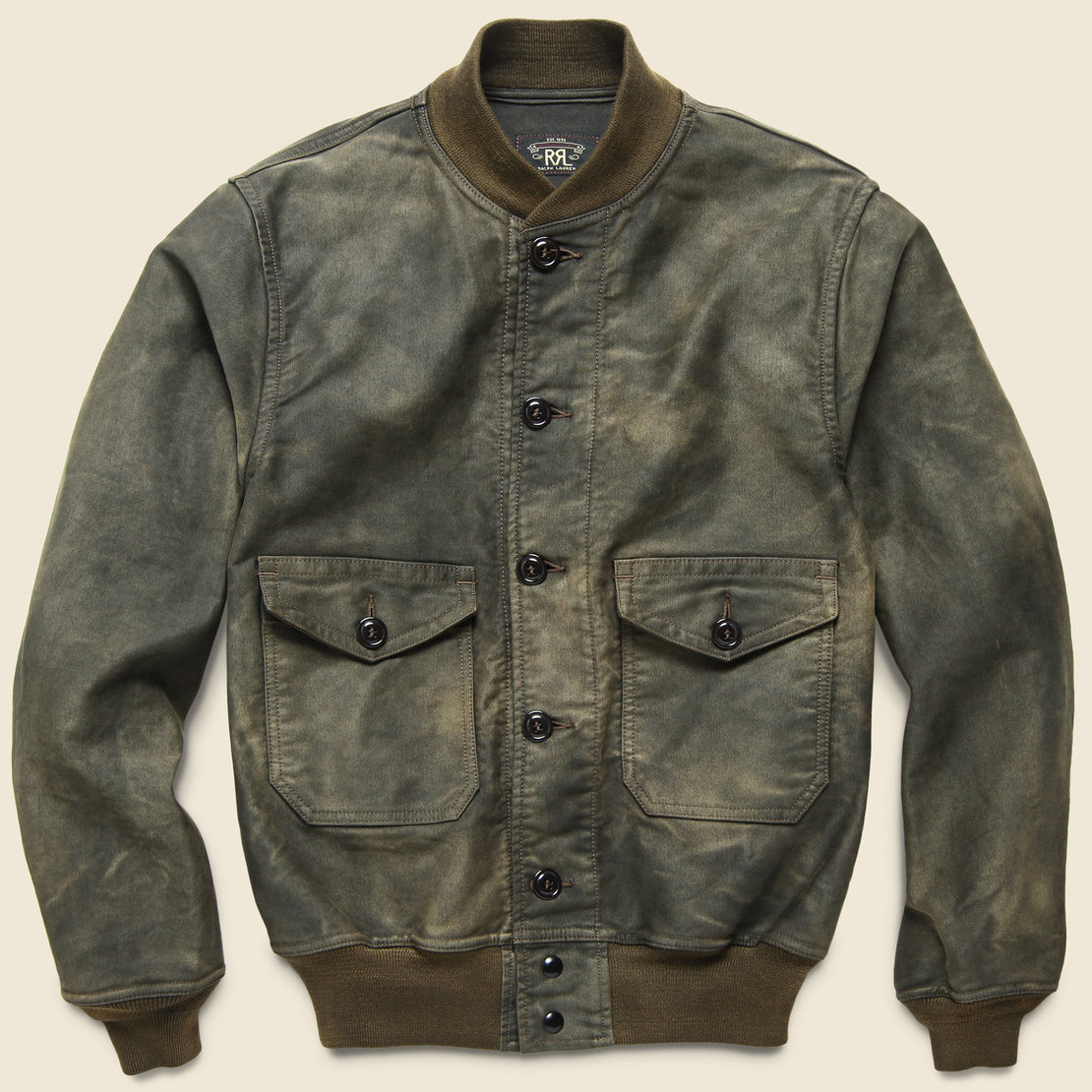 RRL Healy Jungle Cloth Jacket - Grey