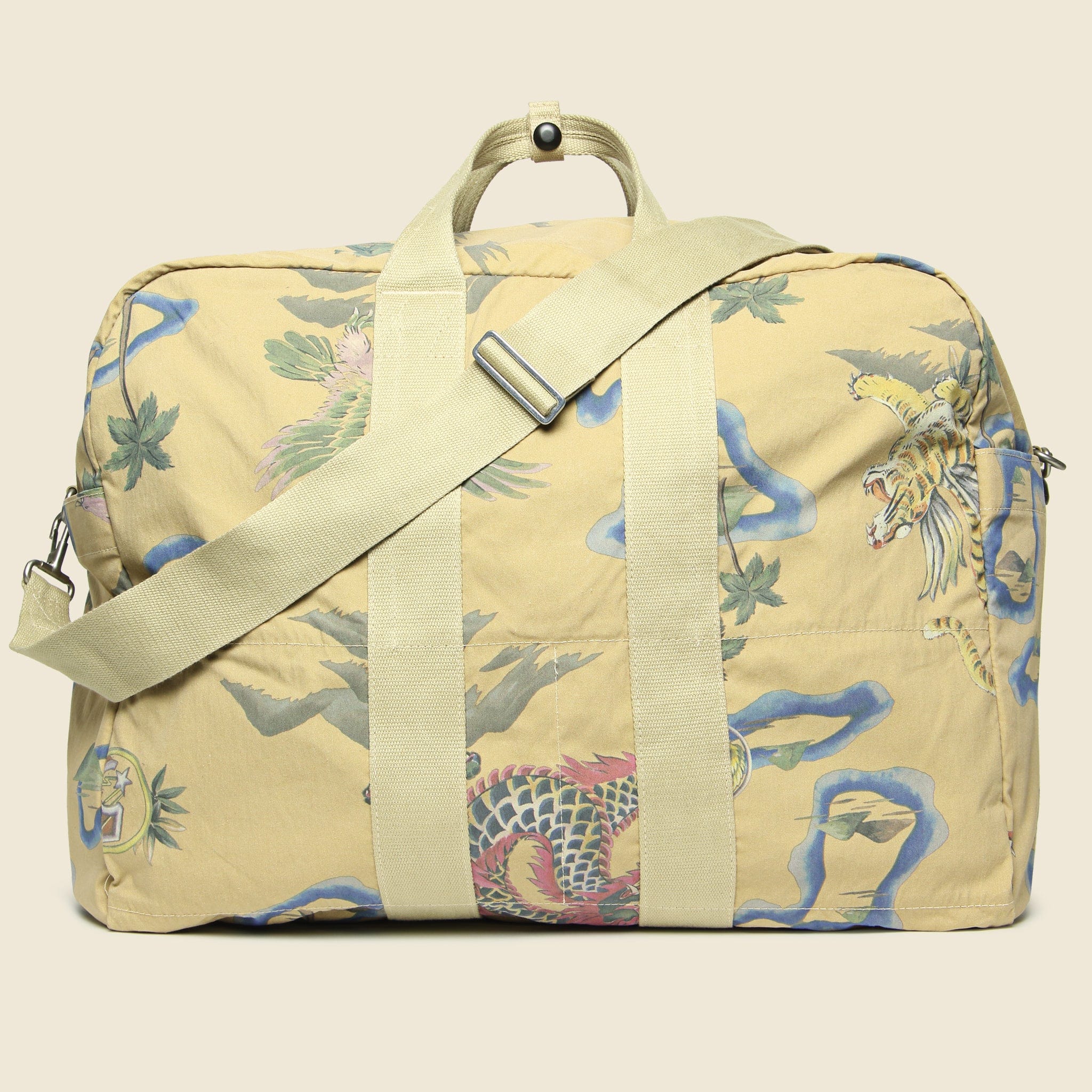 
                          Souvenir Print Duffle Bag - Faded Khaki - RRL - STAG Provisions - Accessories - Bags / Luggage
                        